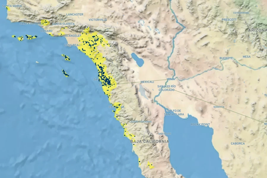 Allium praecox Native Range