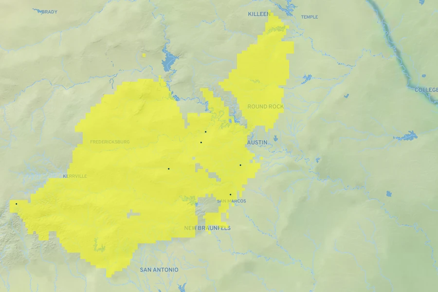 Alloberberis swaseyi Native Range