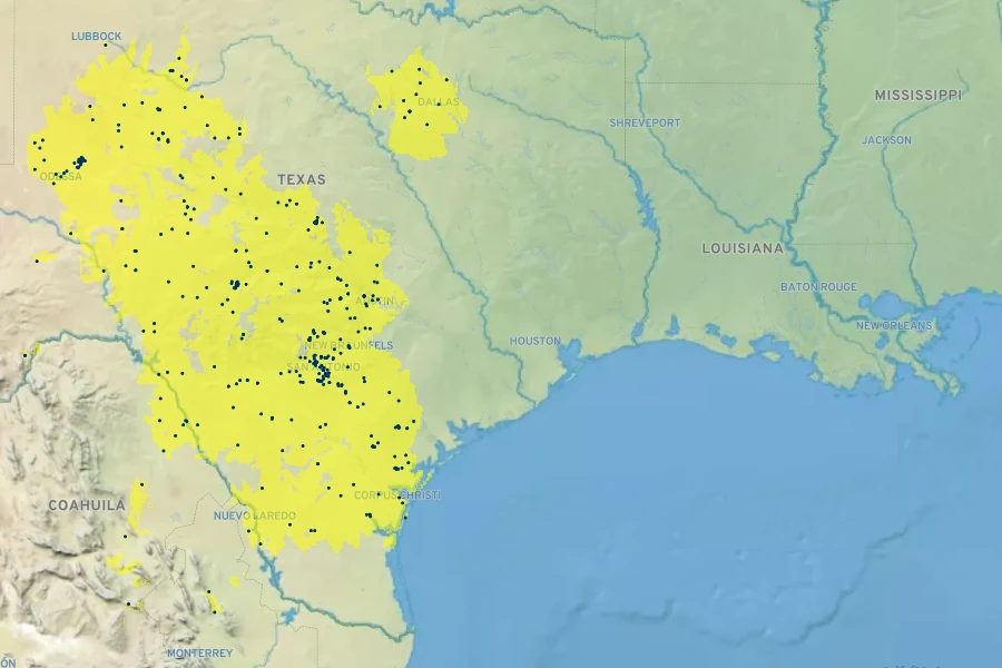 Amblyolepis setigera Native Range