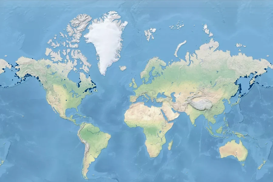 Arctopoa eminens Native Range