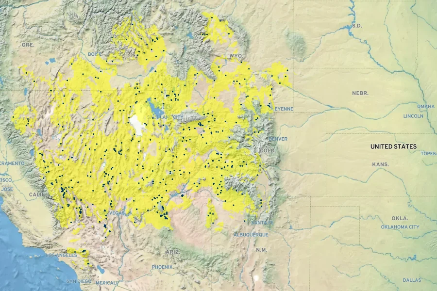 Artemisia nova Native Range