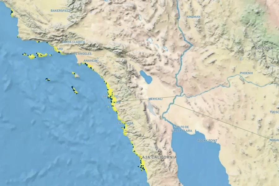 Atriplex watsonii Native Range
