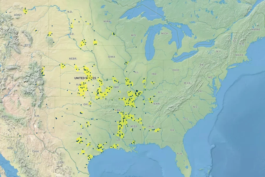 Bacopa rotundifolia Native Range