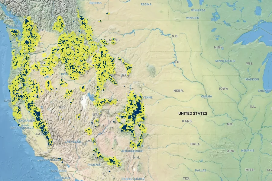 Bistorta bistortoides Native Range