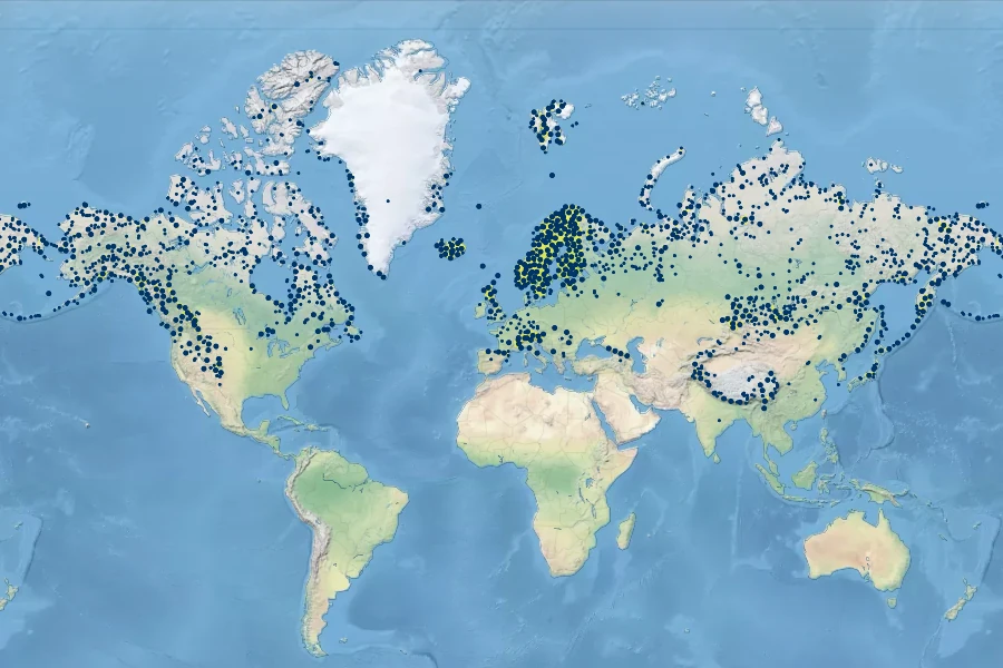 Bistorta vivipara Native Range