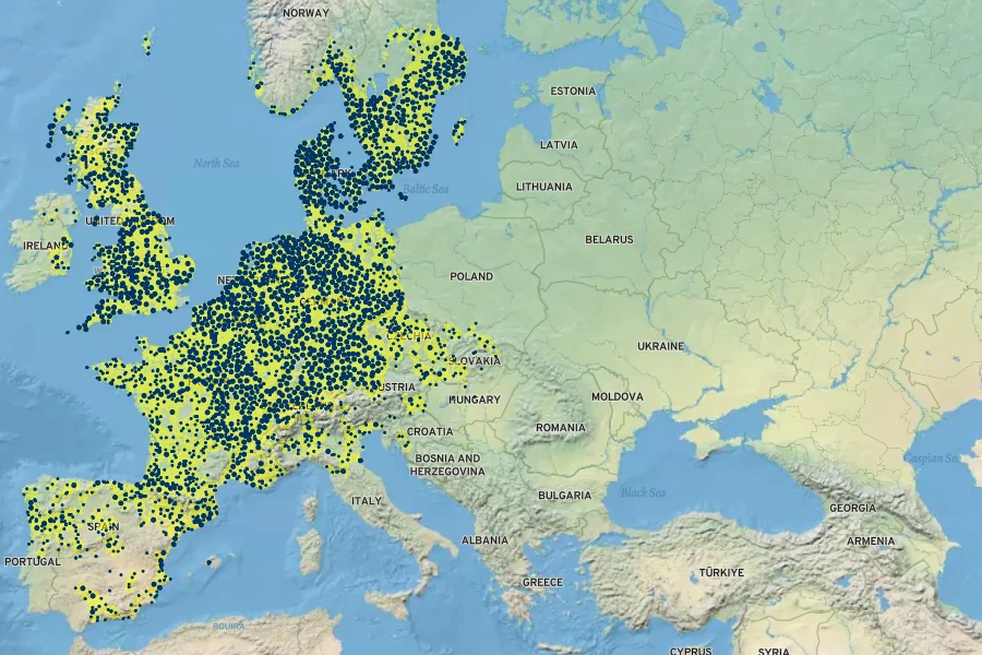 Brassica napus Native Range