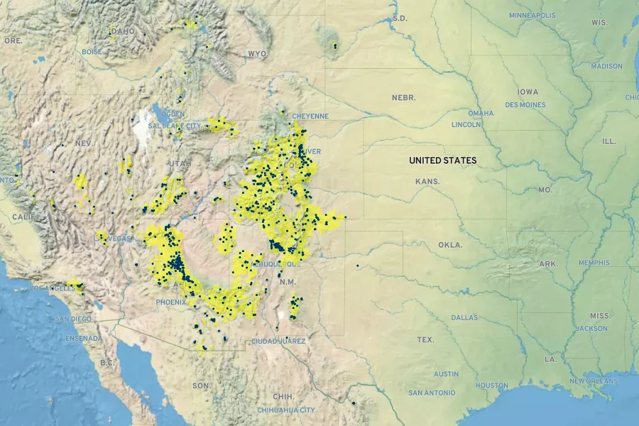 Carex occidentalis Native Range