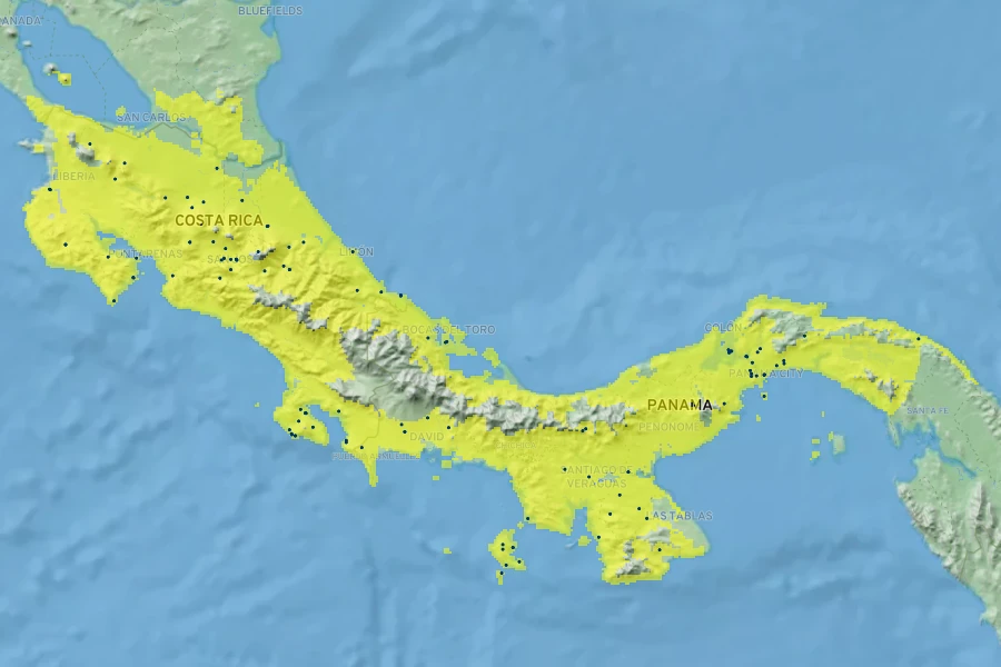 Chrysophyllum cainito Native Range