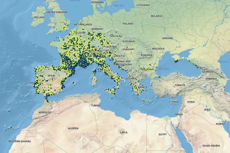 Clinopodium nepeta Native Range
