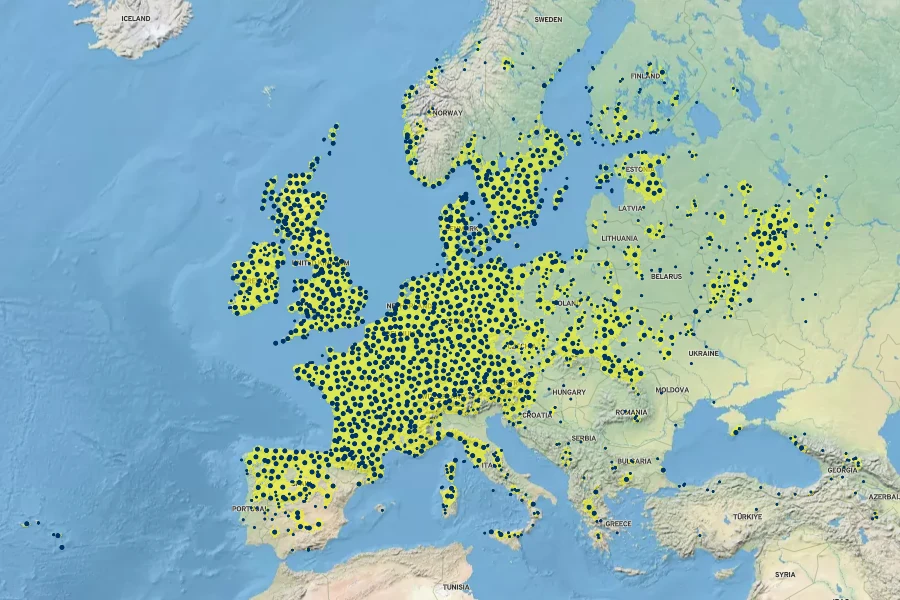 Cynosurus cristatus Native Range