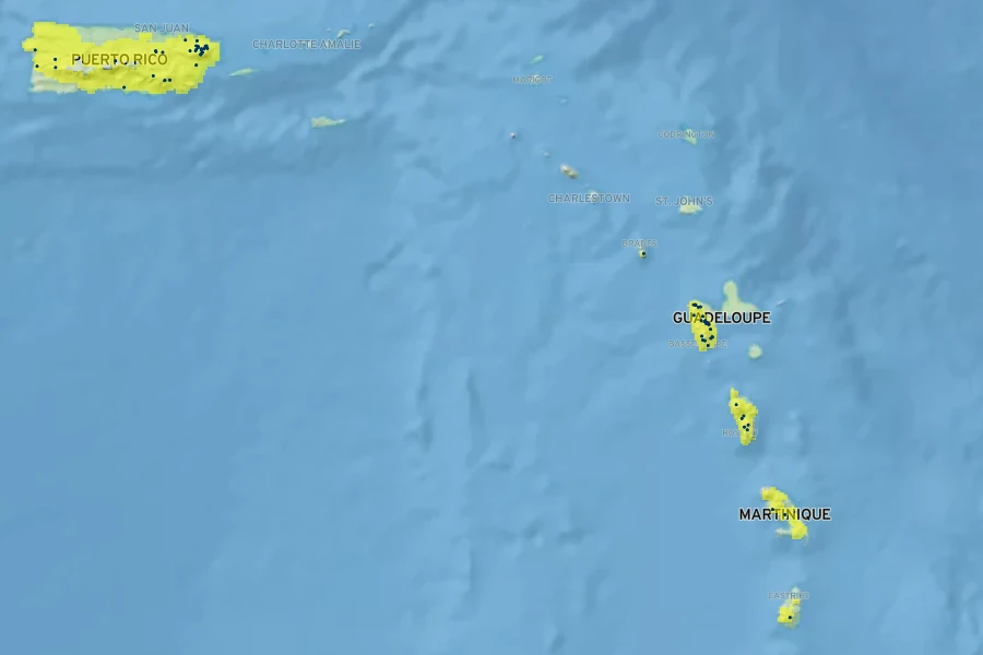 Dacryodes excelsa Native Range