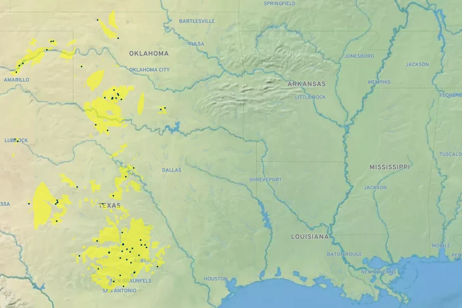 Echinocereus reichenbachii Native Range