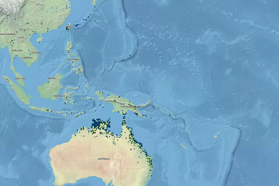 Euphorbia bifida Native Range
