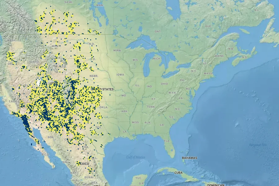 Gutierrezia sarothrae Native Range