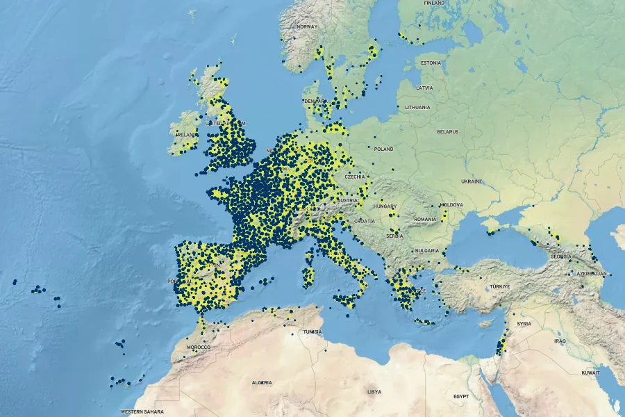 Helminthotheca echioides Native Range