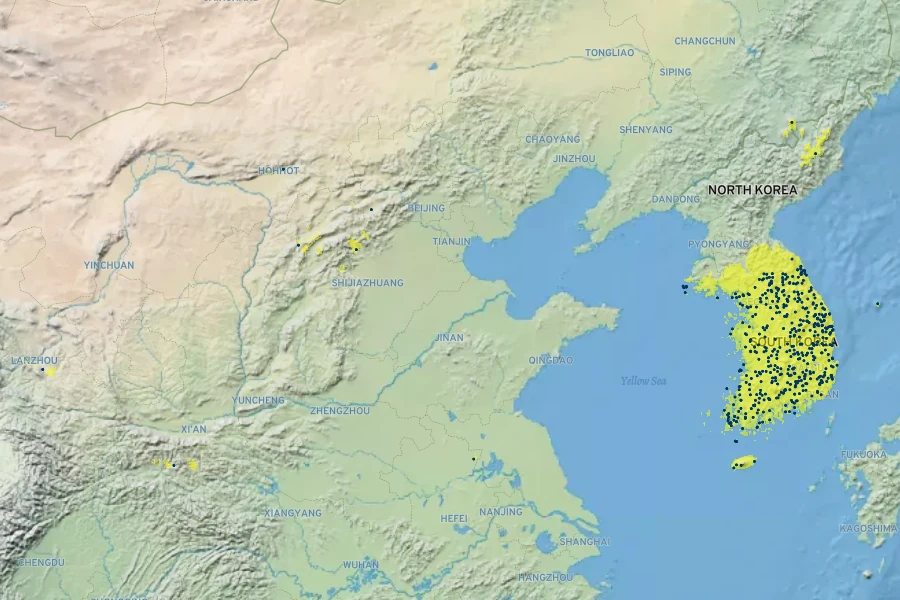 Heteropappus meyendorffii Native Range