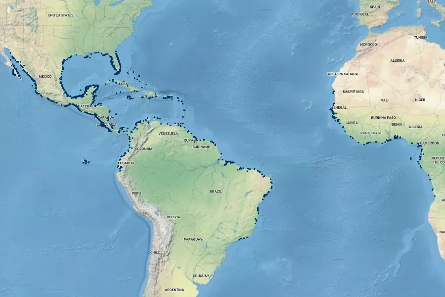 Hilairanthus germinans Native Range