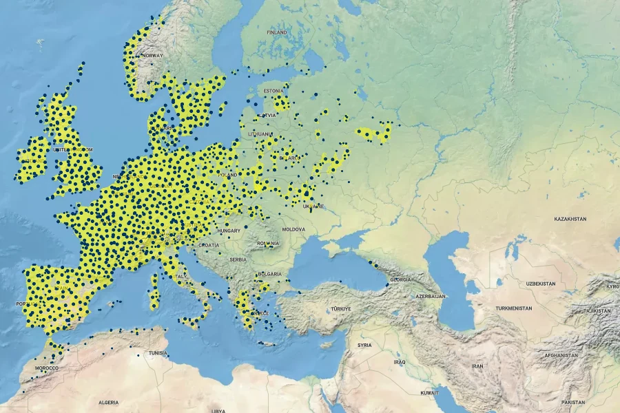 Hypochaeris radicata Native Range