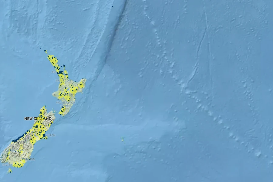 Juncus edgariae Native Range