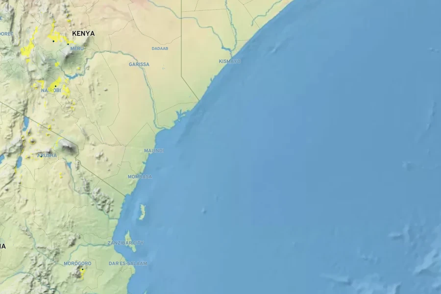 Kleinia petraea Native Range