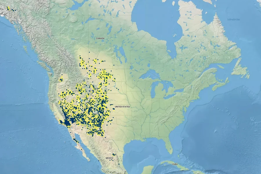 Krascheninnikovia lanata Native Range