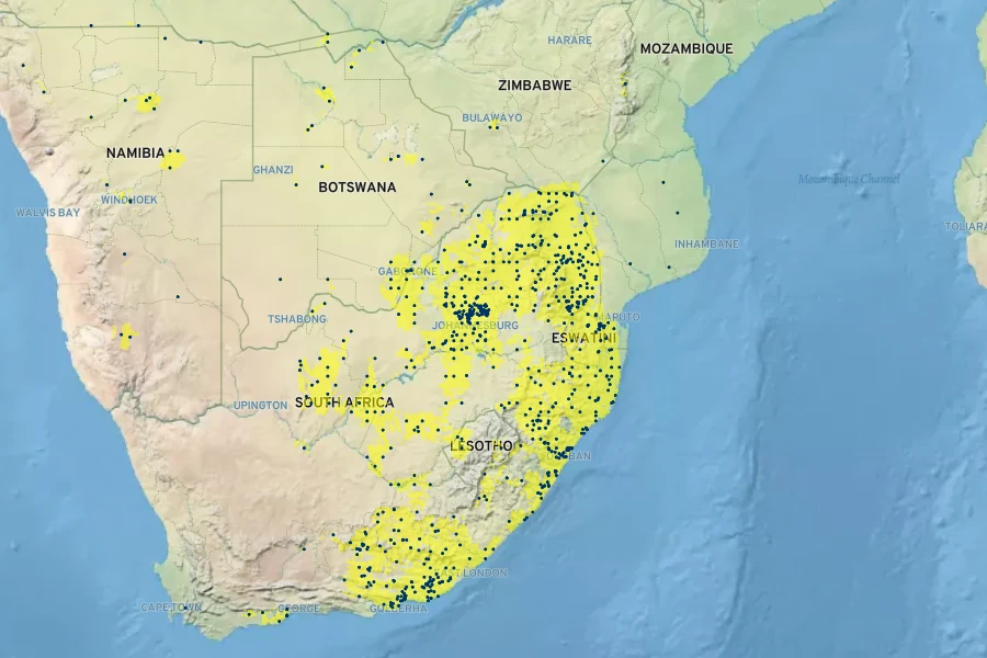 Lantana rugosa Native Range