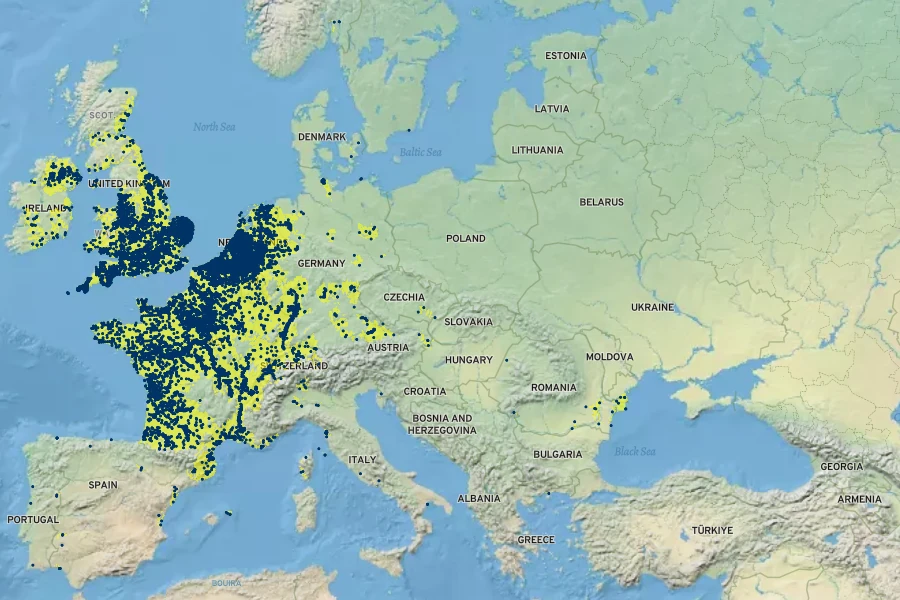 Lemna minuta Native Range