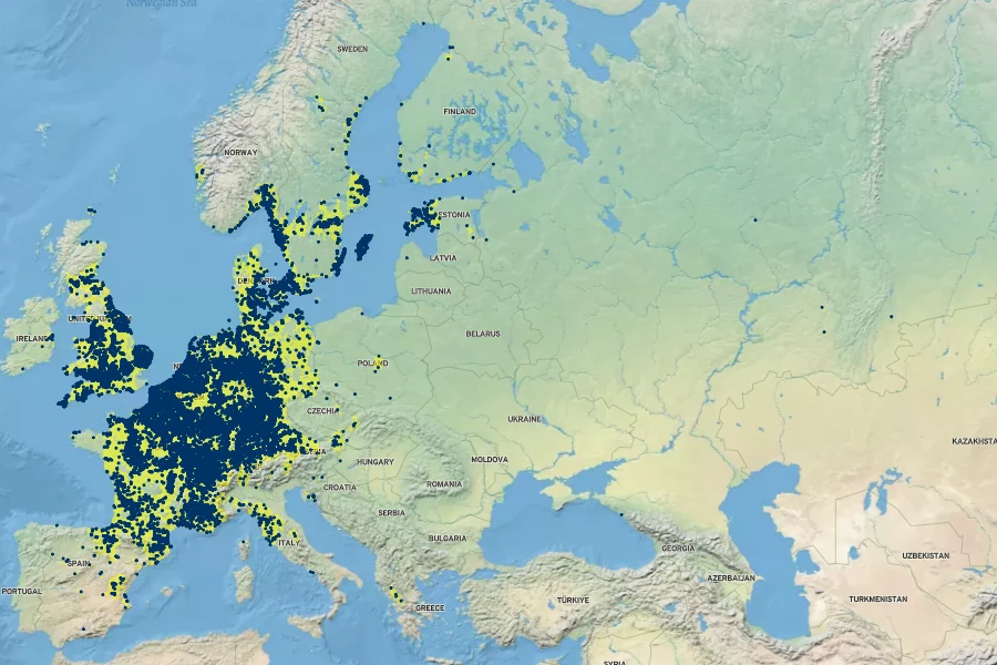 Melilotus altissimus Native Range