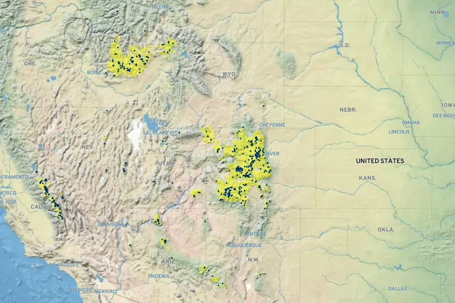 Packera werneriifolia Native Range