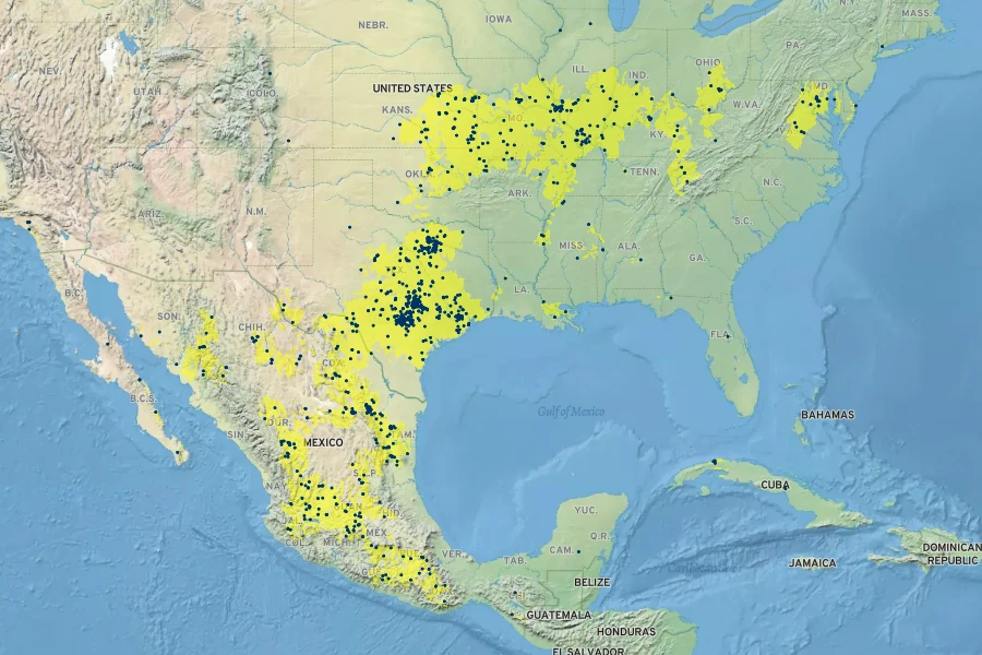 Paspalum pubiflorum Native Range