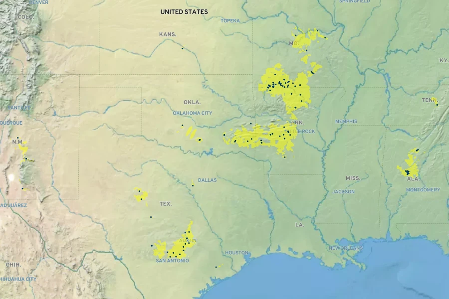 Phyllanthopsis phyllanthoides Native Range