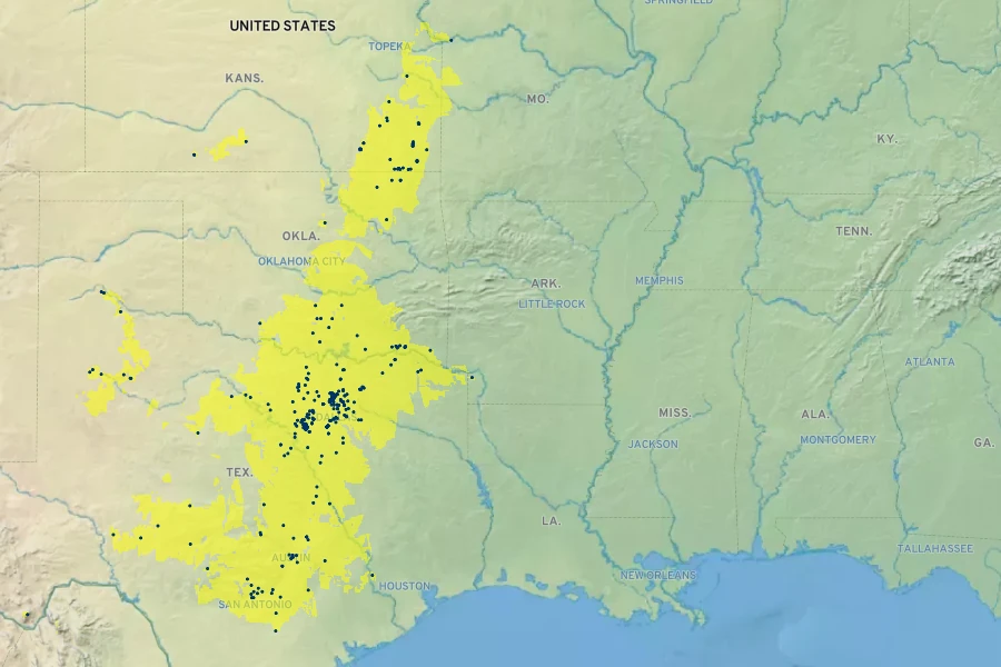 Physaria gracilis Native Range
