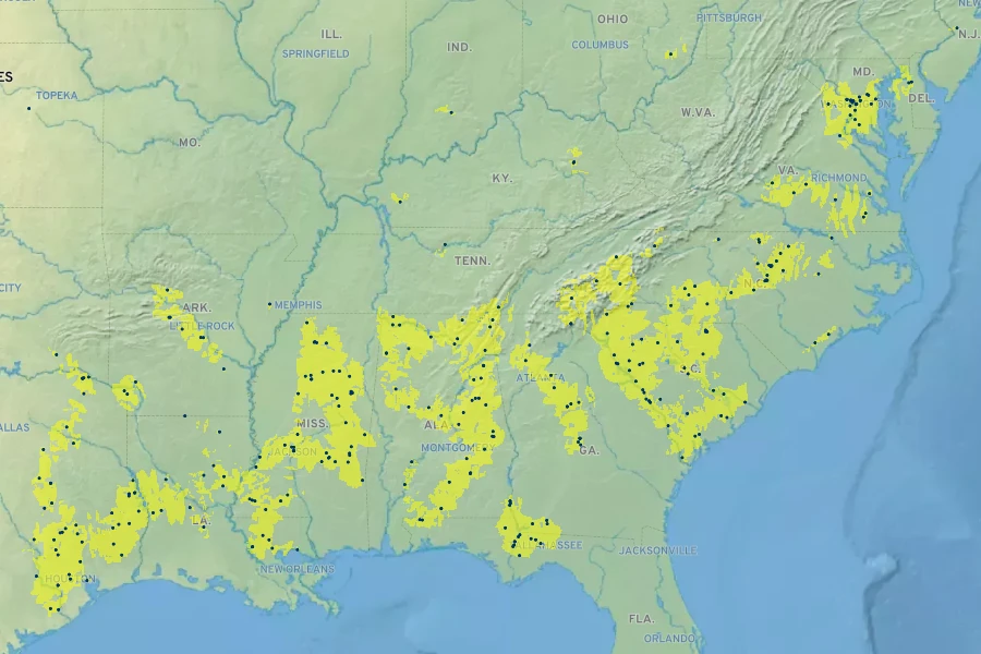 Poa autumnalis Native Range