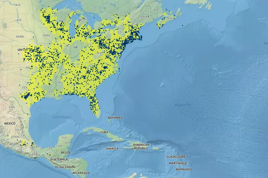 Pseudognaphalium obtusifolium Native Range