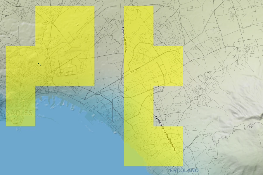 Quercus robur subsp. brutia Native Range