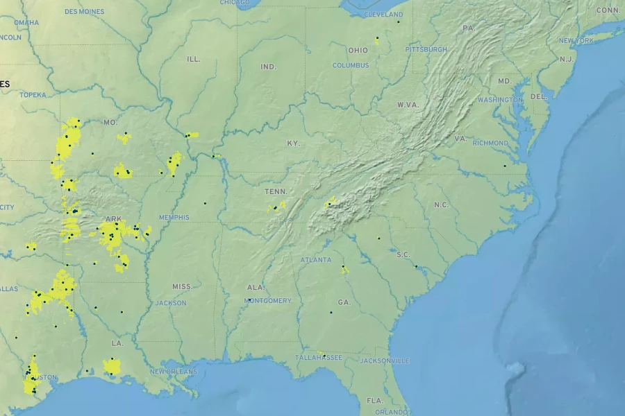 Ranunculus laxicaulis Native Range