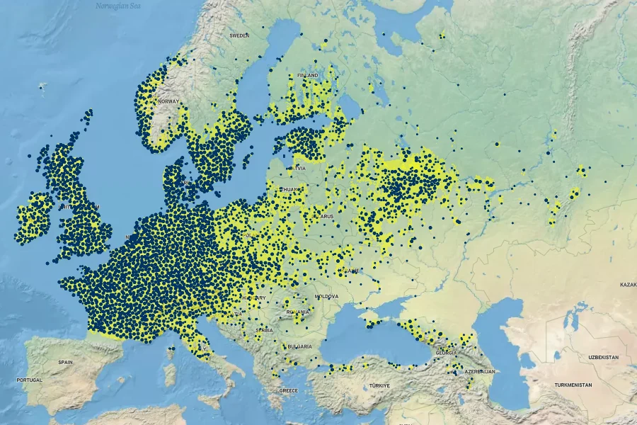 Rumex obtusifolius Native Range