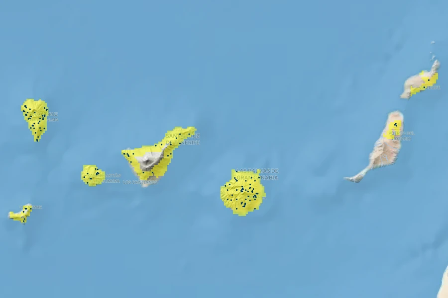 Salvia canariensis Native Range