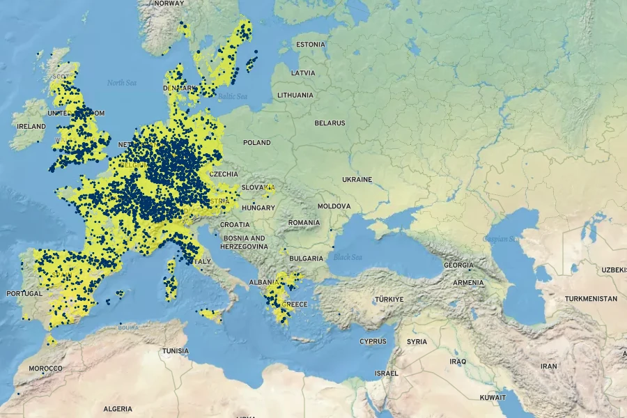 Sanguisorba minor Native Range