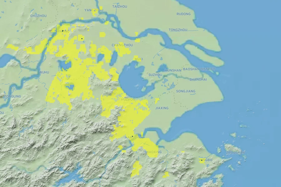 Sinojackia xylocarpa Native Range