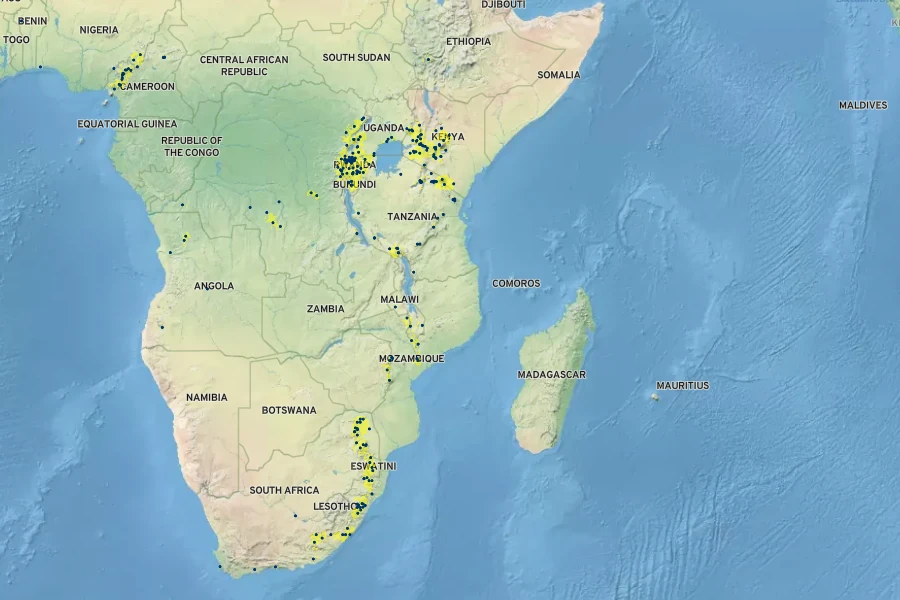 Solanum aculeastrum Native Range