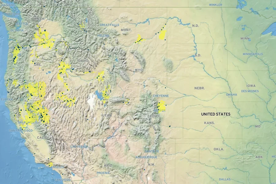 Sporobolus alopecuroides Native Range