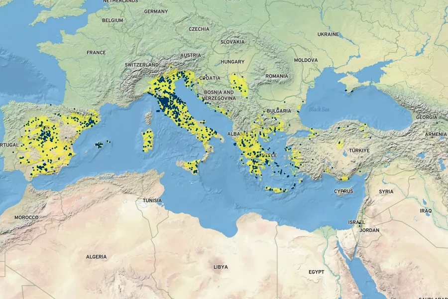 Sternbergia lutea Native Range