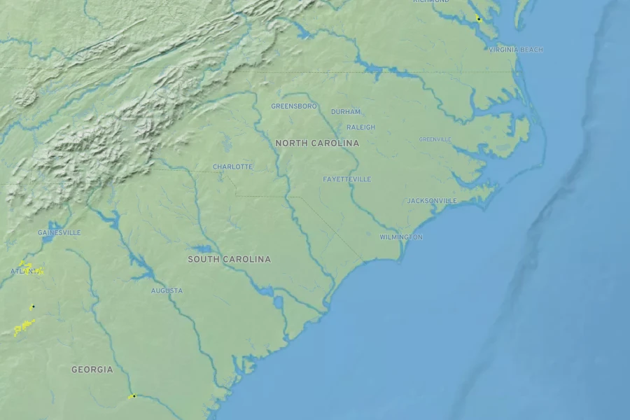 Stipa avenacea Native Range