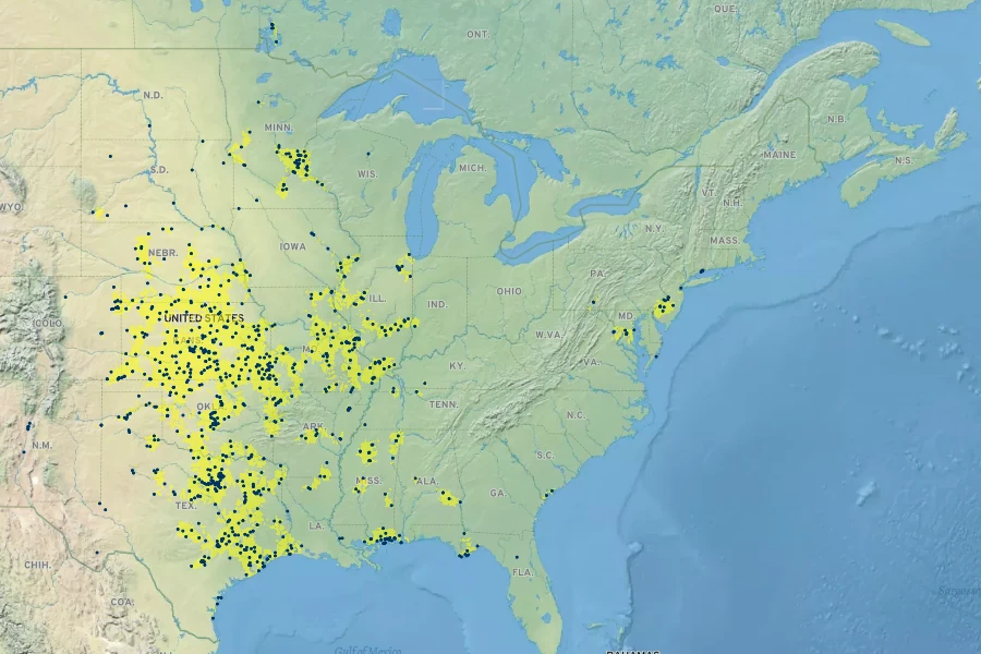 Strophostyles leiosperma Native Range