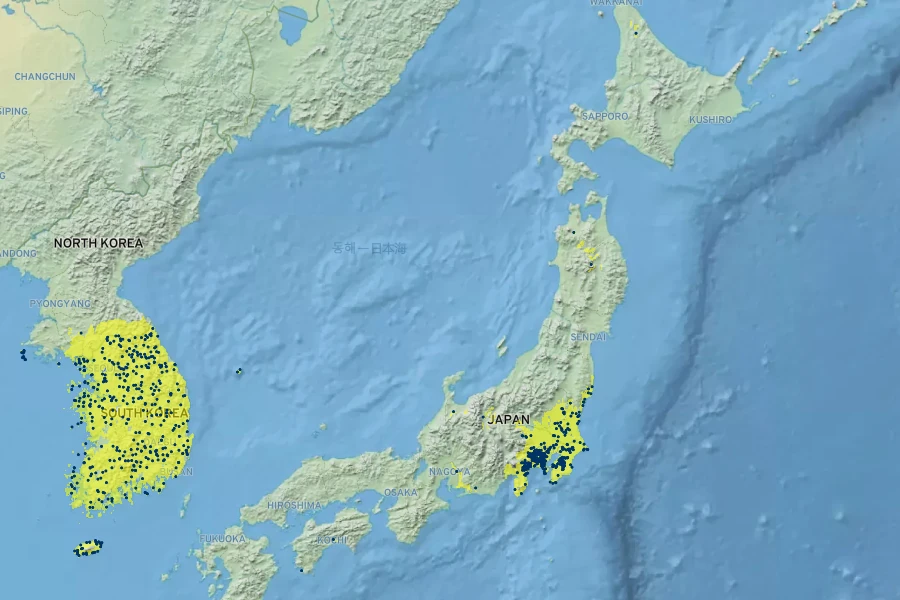 Taraxacum platycarpum Native Range