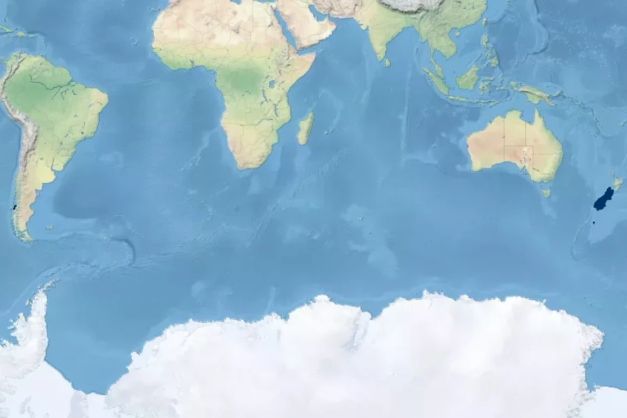 Veronica salicifolia Native Range