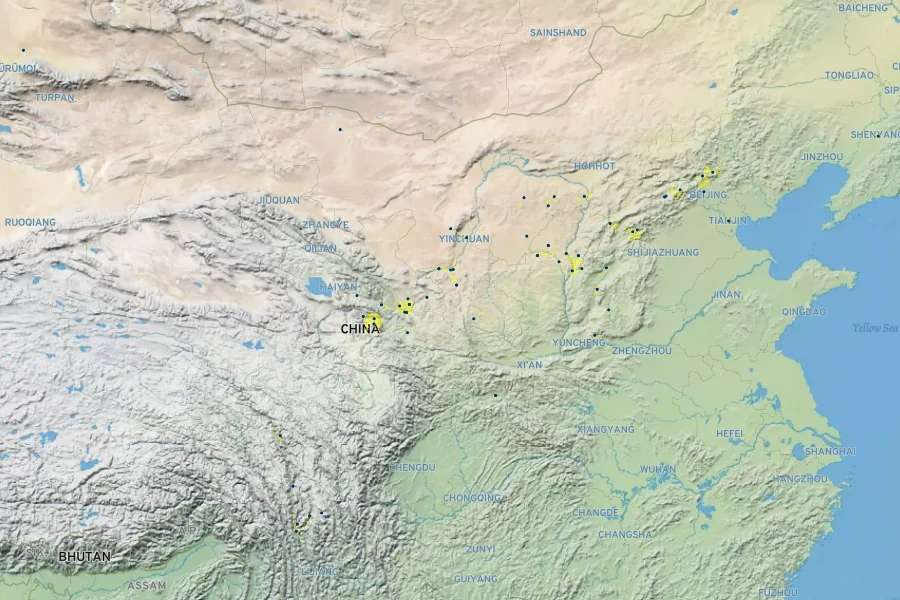 Vincetoxicum mongolicum Native Range
